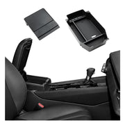 ELECFRESH front view showing armrest tray and hidden box benefits organization