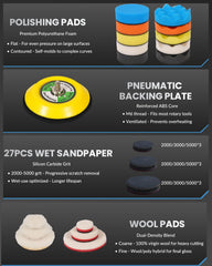 Elechiakan sanding discs 2000 3000 5000 grit for precise surface prep