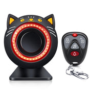 ELECTOP front view of cat-shaped alarm showing compact protective design