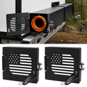 Elegananccy front view showing American flag design and durable protection