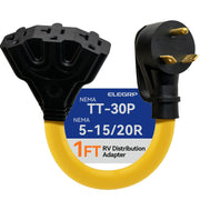 ELEGRP front TT-30P plug showing reliable connection and safety