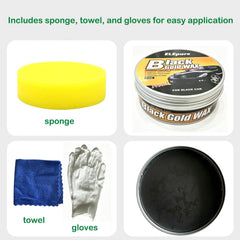 ELEpure open paste close-up revealing smooth carnauba texture for easy gloss