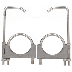 eLifecenter front view of 4-inch clamp showing secure fit and durable construction