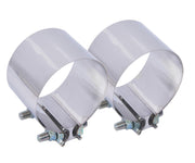 eLifecenter front view of 3.5" clamp showing full band, clear corrosion resistance benefit