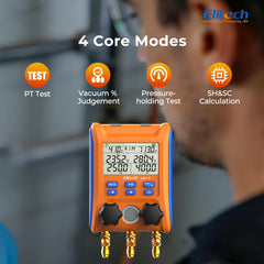 Elitech LMG-10Plus large digital display closeup for clear readings and faster diagnostics