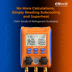Elitech LMG-10W hanging hook in use enabling hands-free measurements