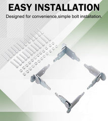 ELITEWILL included screws and hardware organized for quick, tool-free start benefit