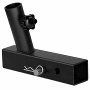 ELONN front view of hitch flag holder showing universal 2-inch fit and durability