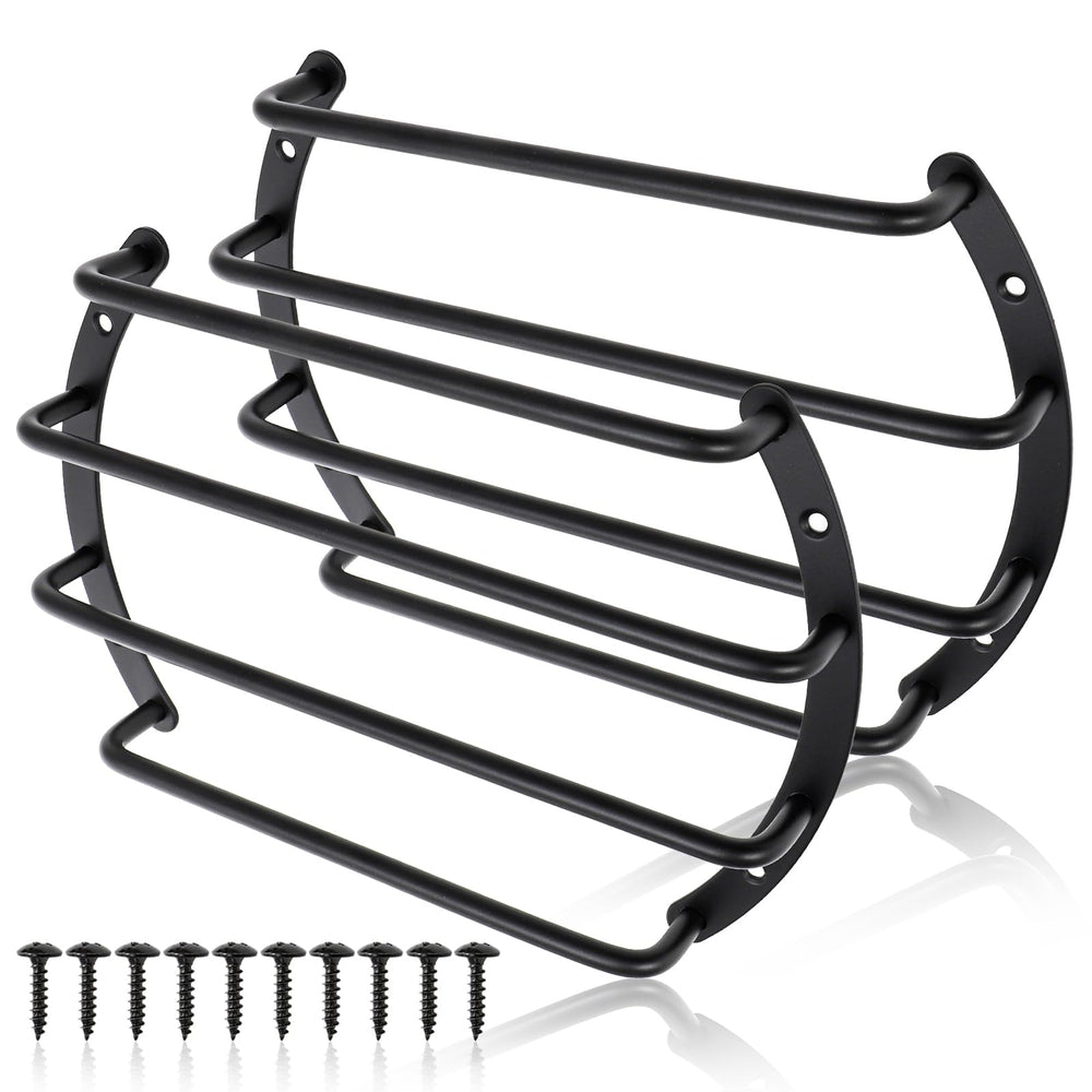 Elsjoy front view of two 8-inch grills showing full coverage and protection