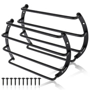 Elsjoy front view of two 8-inch grills showing full coverage and protection