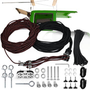 Elyaspedy front packaging showing complete hoist kit and manual for quick setup