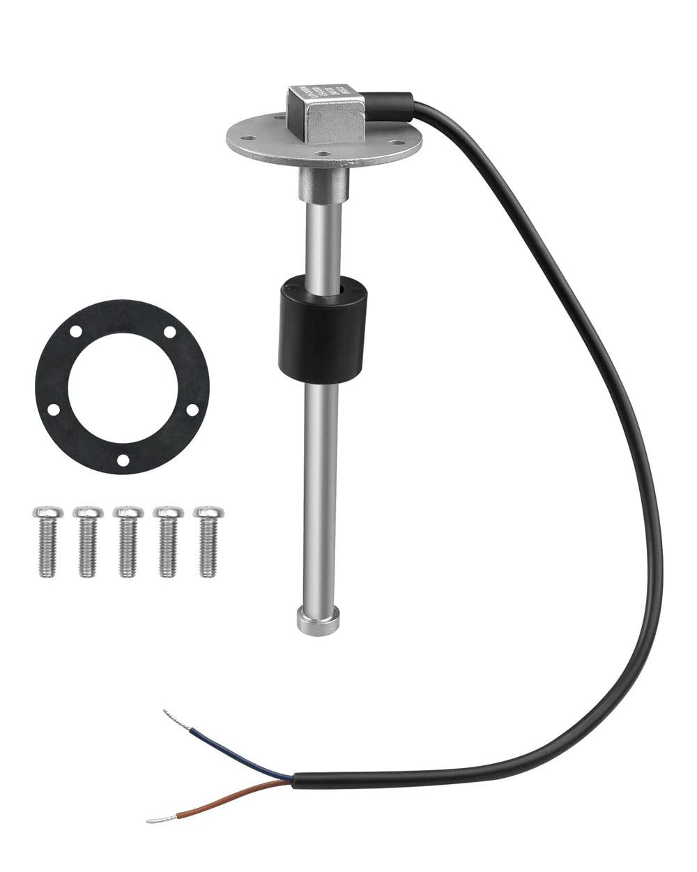 EMIHO front view sender showing flange and mounting holes, durable corrosion resistance