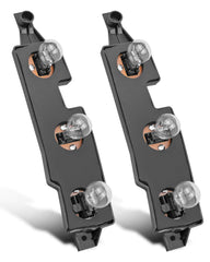 EMIHO front view connector plate showing mounting points and bulb sockets, ensures accurate fit