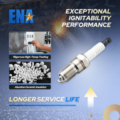ENA gap and measurement shot showing 0.051-inch pre-set gap for correct ignition spacing