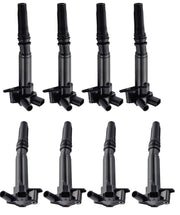 ENA ignition coil pack front packaging showing all eight coils and benefits