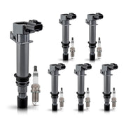 ENA ignition coil pack front view showing clean OE-style housing and fit benefit