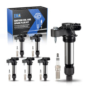 ENA front view of full 6-coil and 6-plug kit highlighting complete set benefit