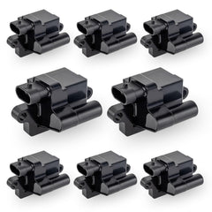 ENA ignition coil front view showing compact black housing and OE-style fitment benefits