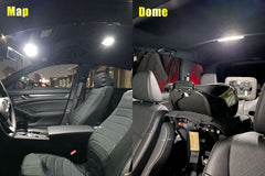 ENDPAGE installed dome light in Accord cabin delivering brighter, clearer illumination benefit