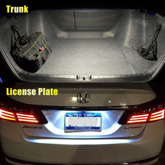 ENDPAGE license plate lights fitted on Accord improving night visibility benefit