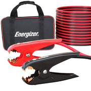 Energizer front packaging showing 25 ft jumper cables and 800A rating for roadside readiness