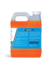 Engine Ice close-up of bottle and orange liquid texture highlighting fast heat dispersion