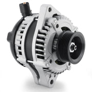 EnTurbo alternator front view showing mounting points and fit benefit