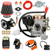 EOPOAYI front packaging showing full carburetor and ignition kit benefits