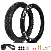 EOPOAYI front tire view showing knobby tread and improved traction