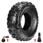 EOPOAYI front view tire showing knobby tread for reliable traction