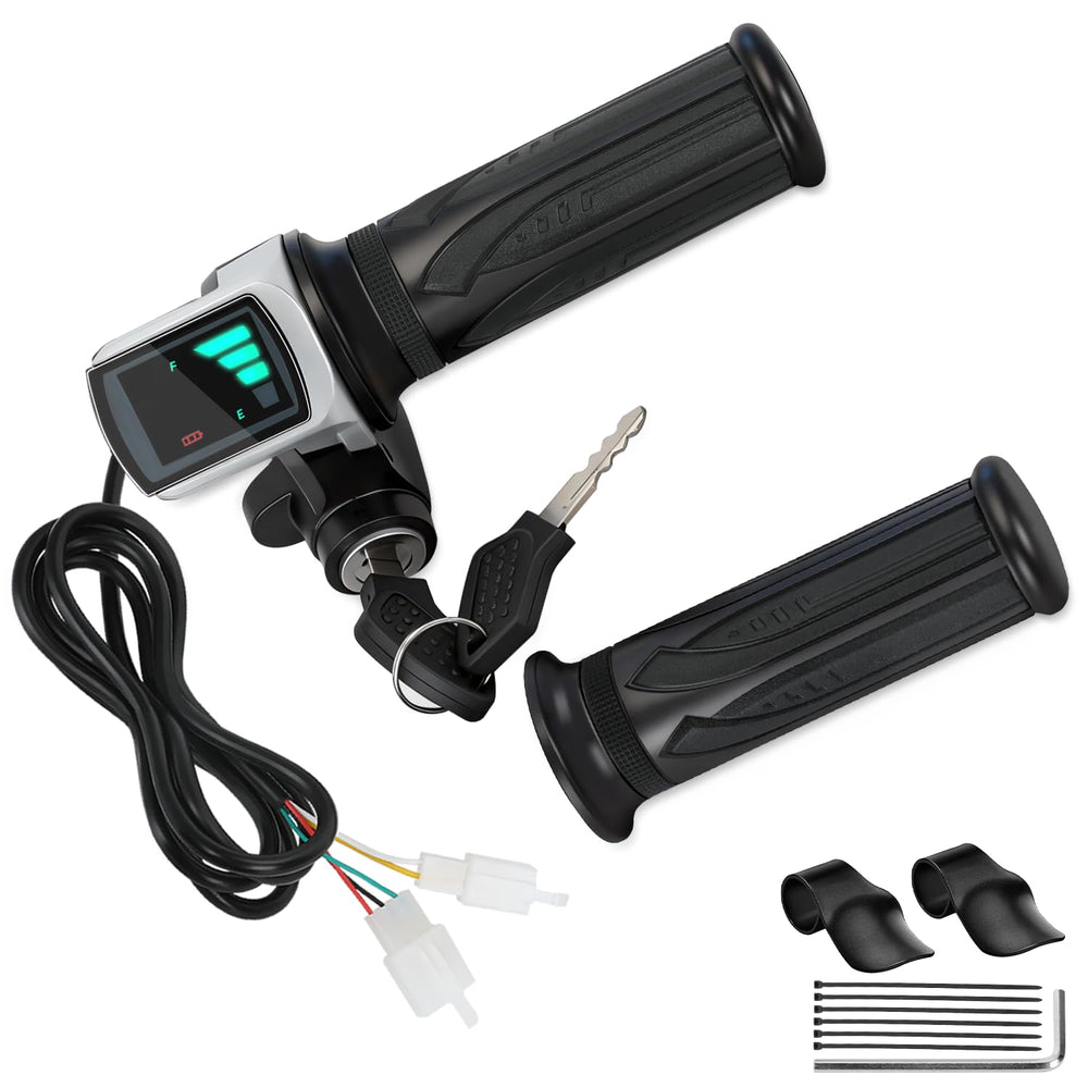 EOPOAYI throttle front view showing compact design and easy reach benefits