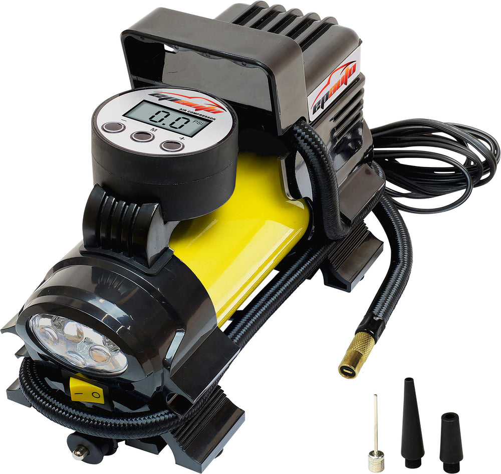 EPAuto inflator front view compact pump for quick roadside inflation