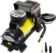 EPAuto inflator front view compact pump for quick roadside inflation