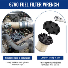 ERETOW 6760 in engine bay demonstrating easy access