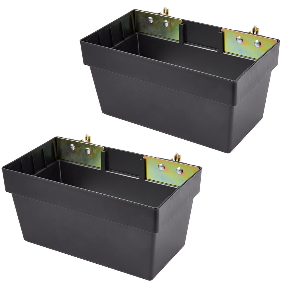 ERFEI front view of two E-Track bins showing durable storage and quick access