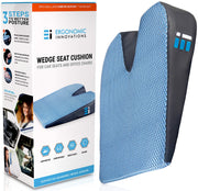 Ergonomic Innovations front view showing wedge shape and posture benefit