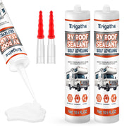 Erigathe front packaging showing two tubes, assures fast RV leak repair