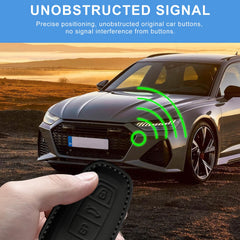 Erivis installed on original Audi key demonstrating perfect custom fit