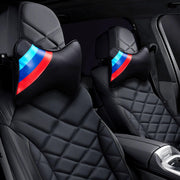 Erivis front view of headrest pair showing sleek fit and added comfort