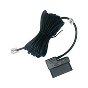 Escort front plug and cable showing clean dash installation benefit