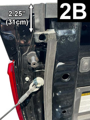 ESI installed seal on tailgate bottom reduces dust intrusion
