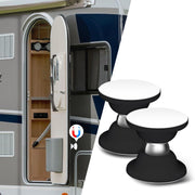 ESUDNT front view installed on RV door showing secure hold