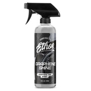 Ethos Handcrafted Car Care front label showing product benefits and size