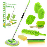 ETOUPA complete kit arranged showing all accessories for versatile cleaning