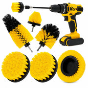 ETOUPA front packaging showing all 8 drill brush attachments for quick cleaning