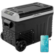 EUHOMY front view showing robust exterior and lid for durable travel benefit