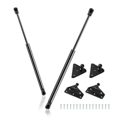 Euplokeer front view of two 20in gas struts showing construction and durability