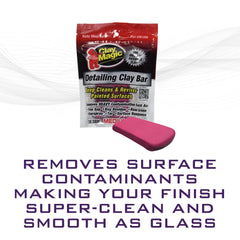 Evercoat Auto Magic clay bar texture close-up demonstrating contaminant pickup capability