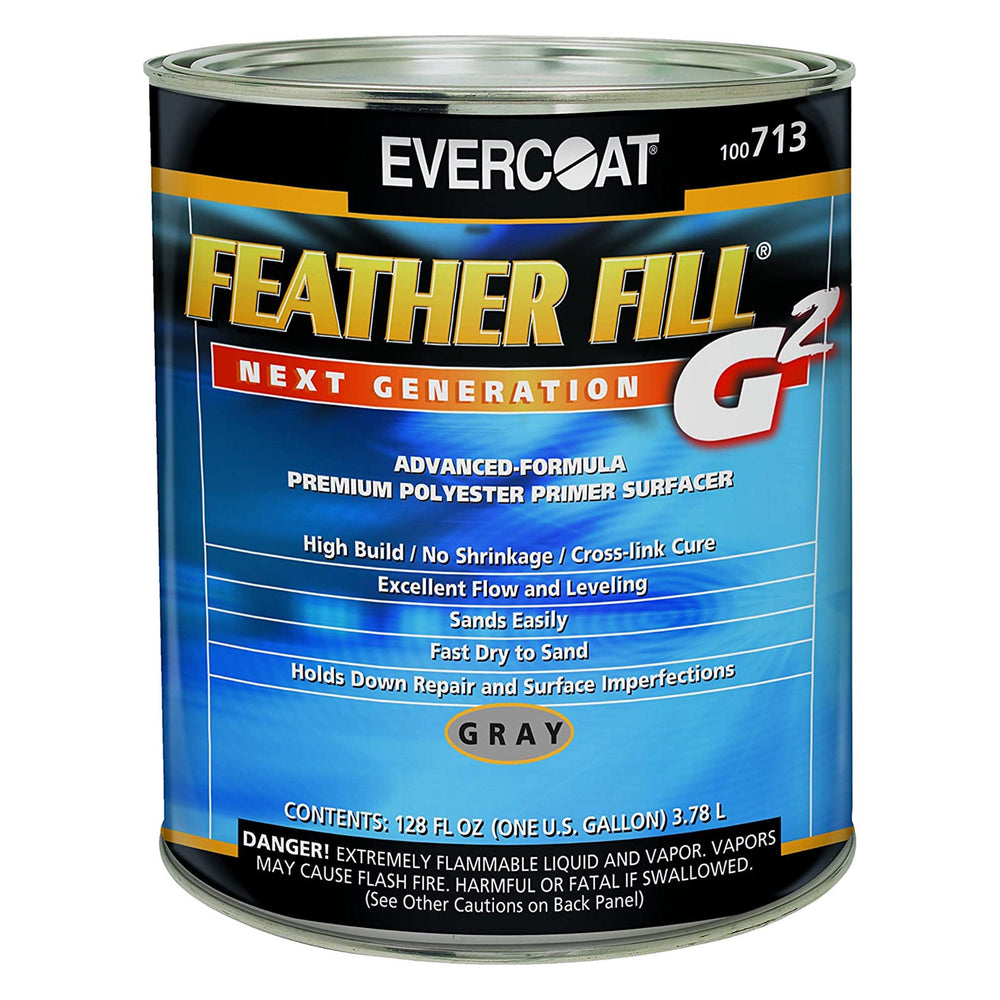 Evercoat front label showing product name and container benefit