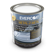Evercoat Metal-2-Metal front pail showing product and strength benefits